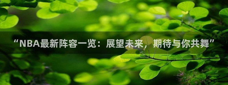 “NBA最新阵容一览：展望未来，期待与你共舞”